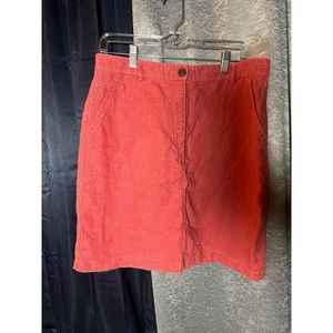 LL Bean 100% Linen Skirt